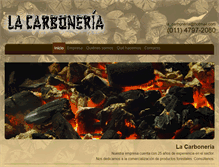 Tablet Screenshot of lacarboneria-lc.com